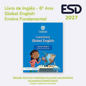 Livro Global English - 6º Ano EF (Global) 2027