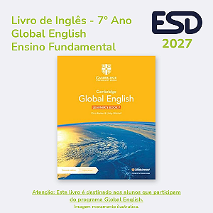 Livro Global English - 7º Ano EF (Global) 2027