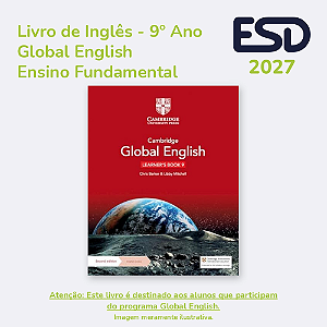 Livro Global English - 9º Ano EF (Global) 2027