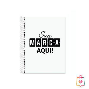 Caderno Personalizado com sua Marca - 5 Unidades