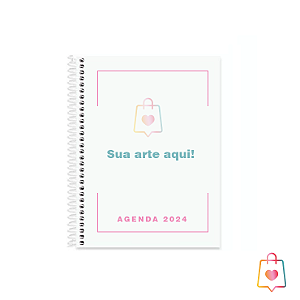 Agenda Personalizada com sua Marca - 5 Unidades