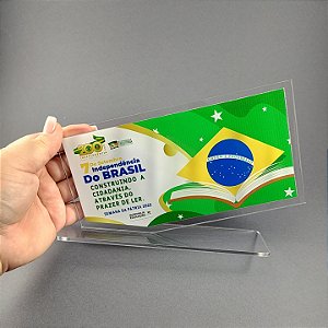 Troféu em Acrílico 22cm x 15cm - und