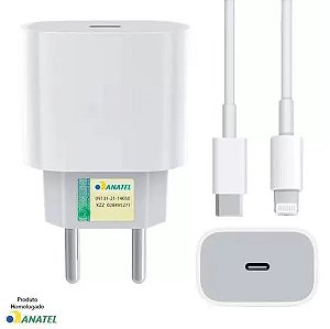 Carregador IOS ORIGINAL Turbo USB-C Para iPhone 11,12,13 e 14.