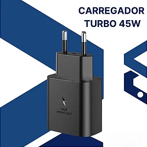 Kit Carregador Completo Para Samsung Fonte Pd Tipo C 45w Premium