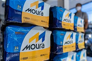 Bateria Moura M60AD CX ALTA HRV PARA CARROS QUE PRENDE POR CIMA Ah 24 Meses garantia