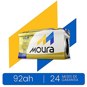 BATERIA MOURA 92QD AGM JAGUAR,BMW,AUDI Q5,R8 STARTSTOP BASE DE TROCA