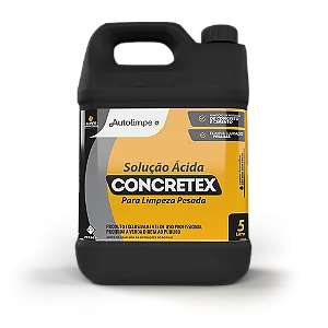 Solução Ácida Concretex Para Limpeza Pesada 5L Autolimpe