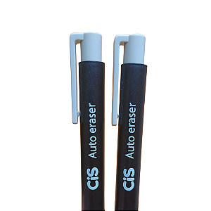 Caneta Borracha Auto Eraser Preta CiS