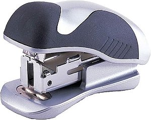 Mini Grampeador Eagle Cinza /Preto para 15 Folhas