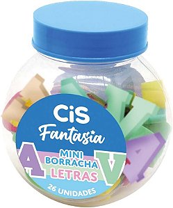 Borracha Fantasia Mini Alfabeto 26 Letras