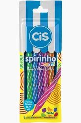 Caneta Esferográfica Spirinho 0.7mm Cis com Cheiro 5 cores