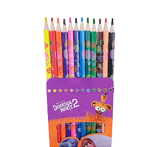Lápis de Cor 12 Cores Divertidamente - Tris