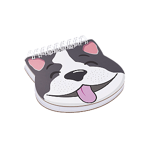 Caderno/caderneta Best friends Pet S2 Capa Dura Pautado com 80 Folhas Brancas - BRW