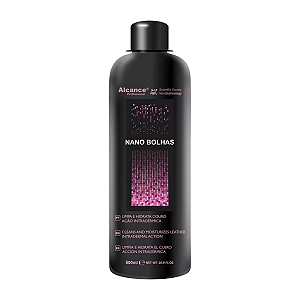 NANO BOLHAS LIMPADOR E HIDRATANTE DE COURO 500ML ALCANCE
