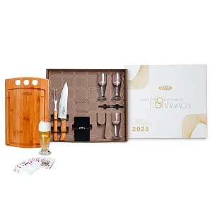 Kit Churrasco, Cerveja E Truco - 10 Pçs - Com Jogo De Baralho