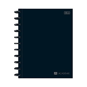 CADERNO TILIDISCO TILIBRA ACADEMIE PRETO 10 MATERIA UNIVERSITARIO