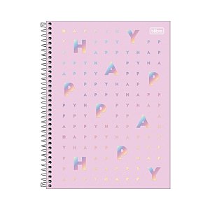 CADERNO TILIBRA UNIVERSITARIO 1MT HAPPY 80 FOLHAS
