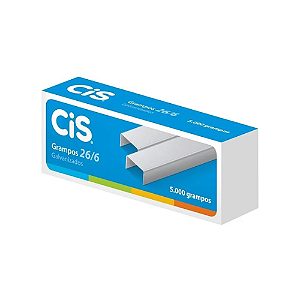 GRAMPO CIS 26/6 GALVANIZADO C/5000