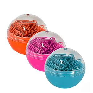CLIPS TILIBRA BOLINHA 28MM COLORIDA 80 UNDS