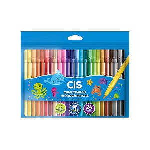 CANETINHA CIS HIDROGRAFICA 24 CORES