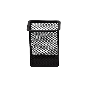 PORTA CANETA TN METAL QUADRADO PRETO