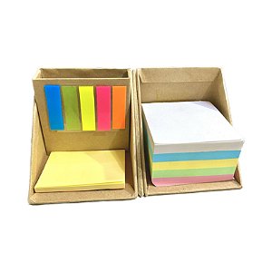 BLOCO ADESIVO CUBO KIT COM 3 MODELOS