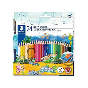 LAPIS DE COR STAEDTLER AQUARELAVEL 24 CORES