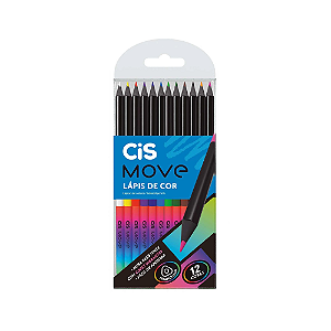 LAPIS DE COR CIS MOVE TRIANGULAR 12 CORES