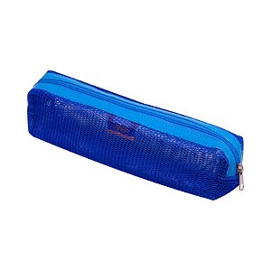 ESTOJO TECIDO TELA NEON AZUL BRW