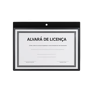PORTA ALVARÁ HORIZONTAL 1/2 SULFITE TN PRETO