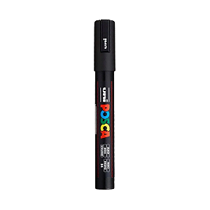 CANETA POSCA 5MM PRETA