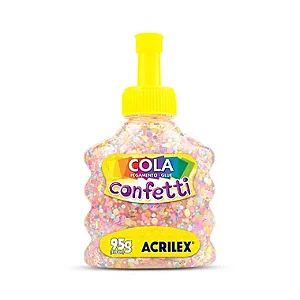 COLA ACRILEX CONFETTI ALGODÃO DOCE 95G