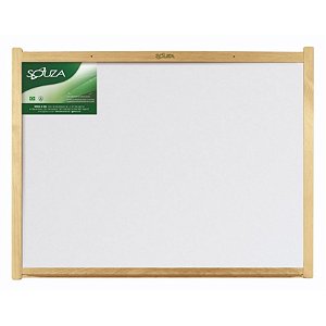 QUADRO BRANCO 60X40 SOUZA MOD. MADEIRA