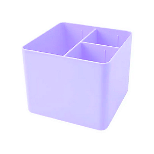 PORTA OBJETO DELLO LILAS COM 3 DIVISORIAS
