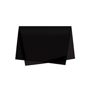 PAPEL DE SEDA PRETO 48X60