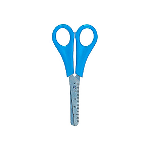 TESOURA ESCOLAR CIS COM REGUA KS95 CABO COLORIDO