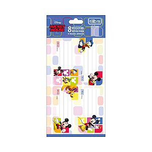 ETIQUETA ESCOLAR TILIBRA ADESIVA MICKEY C/8UNDS