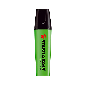 MARCA TEXTO STABILO BOSS VERDE NEON 70/33
