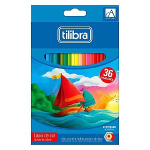 LAPIS DE COR TILIBRA SEXTAVADO 36 CORES