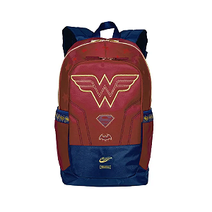 MOCHILA DE COSTA SESTINI MAGIC SUPER HERO GILRS VINHO