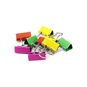 PRENDEDOR DE PAPEL  BRW COLORIDO 32MM