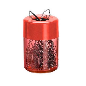 PORTA CLIPS MAGNETICO ACRIMET VERMELHO