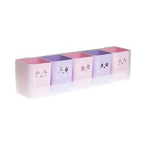 KIT DELLO COM 5 PORTA OBJETOS