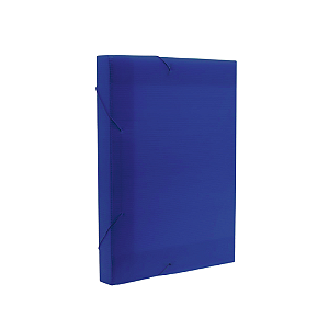 PASTA OFICIO POLIONDA 2,0CM POLIBRAS AZUL