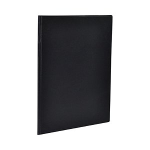PASTA CATALOGO TN PVC 1/4 PRETO C/10 ENV
