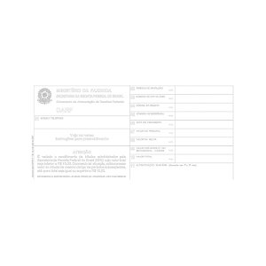 DOC. DE ARRECADAÇÃO DE RECEITAS FEDERAIS(DARF) TILIBRA 100F 210X99MM