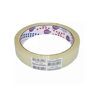 FITA ADESIVA EUROCEL TRANSPARENTE 18X50