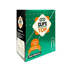 CLIPS TOP METALICO 4/0 400UND. GRANDE