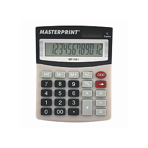 CALCULADORA MASTERPRINT MP1061 12 DÍGITOS