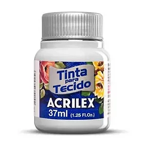TINTA PARA TECIDO ACRILEX 37 ML CINZA CLARO - 627